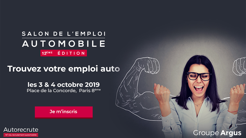 Invitation salon de l'emploi automobile autorecrute Paris 2019