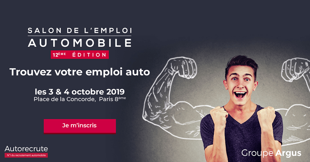 Salon emploi automobile autorecrute 03 et 04 octobre 2019 Paris Invitation