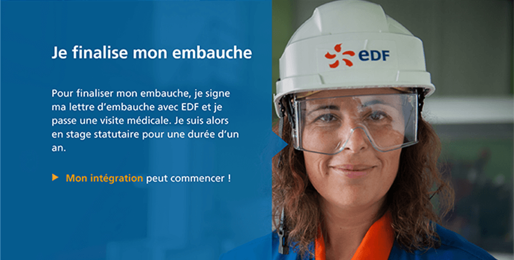 Recrutement EDF processus embauche